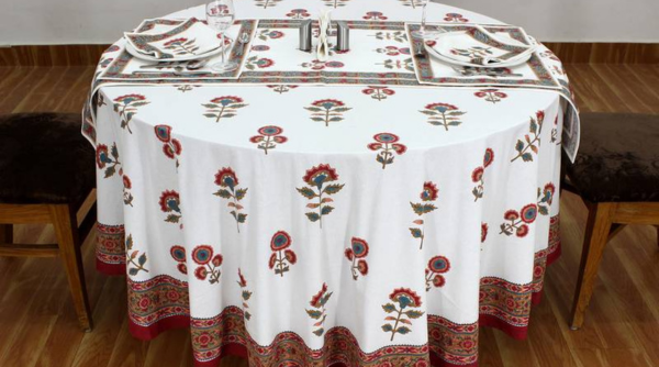 Cotton Round Table Cover