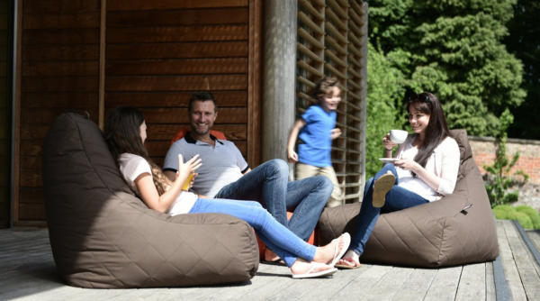 Raxine Leather Bean Bag