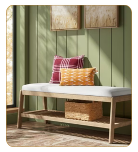 Wooden Bench Image 3