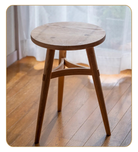 Wooden Stool View 3